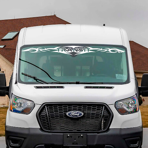 Tribal voorruitstrepen vinyl decal sticker voor Ford Transit 2