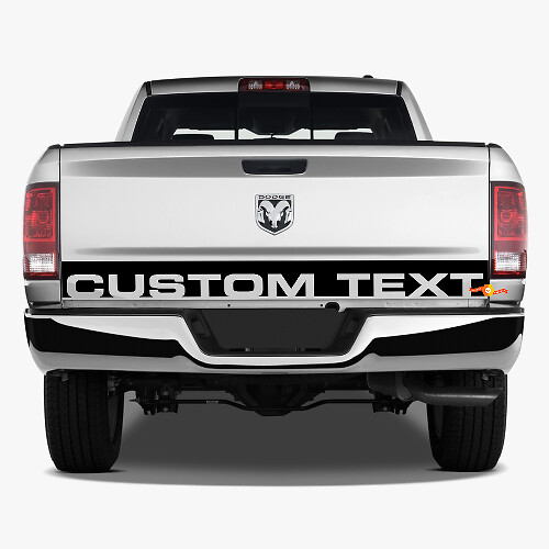 Aangepaste vinylstreep voor achterklep voor Dodge Ram 1500 Power Wagon
