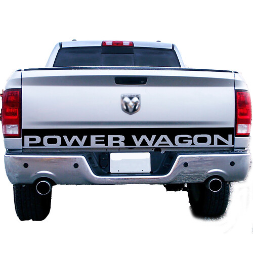 Dodge Ram 1500 Power Wagon Truck Tailgate Accent Vinyl Graphics Stripe Sticker Decal 3
