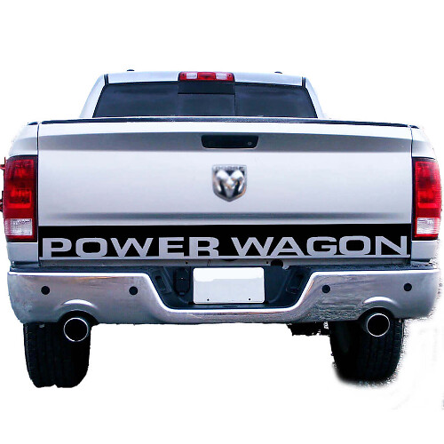 Power Wagon Achterklep Accent Vinyl Sticker voor Dodge Ram 1500