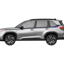 Zijdeuren rocker paneel racestrepen vinyl sticker - grafische sticker universele fit subaru forester
 2
