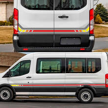 Musclecar Transit Retro Achter zijdeuren Afbeeldingen Vinyl Decal Sticker
 2