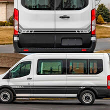 Musclecar Transit Retro Achter zijdeuren Afbeeldingen Vinyl Decal Sticker
 3