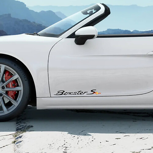 Paar Porsche Stickers Boxster S Porsche Deuren zijde sticker sticker
