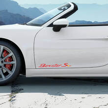 Boxster S zijdeur vinyl decal set voor Porsche Boxster_3