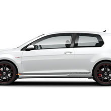Sticker sticker strepen sport zijdeur racen ontwerpkit voor Volkswagen Golf mk4 mk5 mk6 mk7 gti r32 verlagen
 2