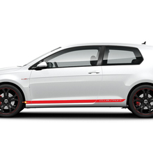 Sticker sticker strepen sport zijdeur racen ontwerpkit voor Volkswagen Golf mk4 mk5 mk6 mk7 gti r32 verlagen
 3