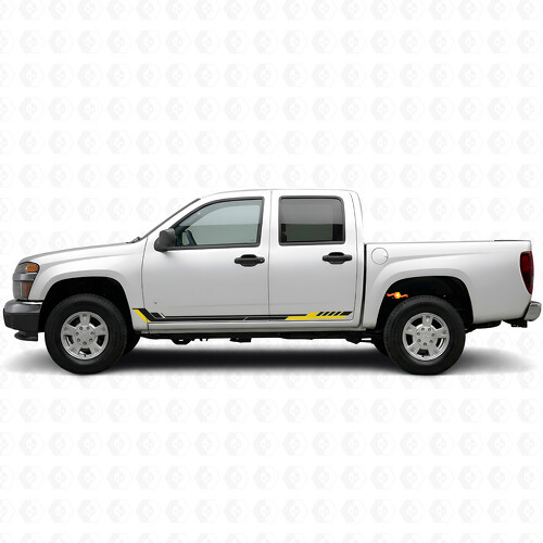 Racing Line Deur- en Dorpel Vinyl Strepen voor Chevrolet Colorado 1e Gen 2004-2012