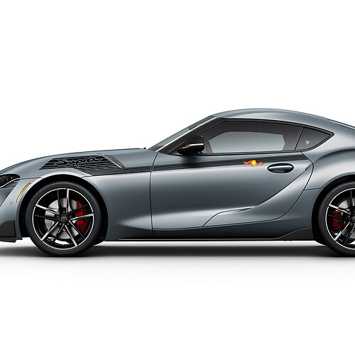 Toyota supra MKV A90 A91 Side Stripes grafische stickers stickers
