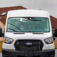 Tribal ruitenwisserstrepen vinyl sticker 3 voor Musclecar Transit 3