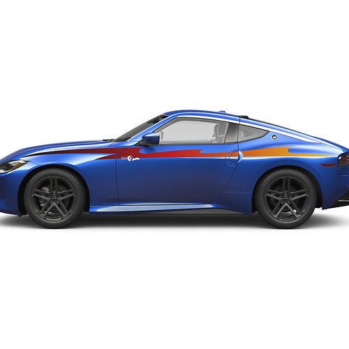 Side Stripe Gradient Decal Kit voor Nissan Z Sport 2
