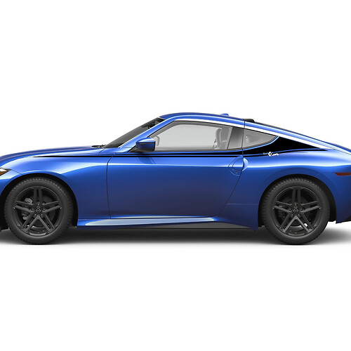 Zij Accent Deuren Decal Kit voor Nissan Z Sport
