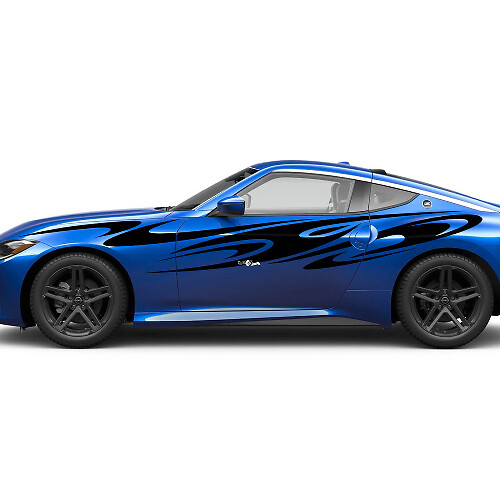 Side Abstract Graphics Deuren Decal Kit voor Nissan Z Sport
