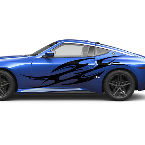 Side Fly Tribal grafische deuren Decal Kit voor Nissan Z Sport
 1