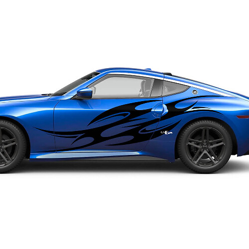 Side Fly Tribal grafische deuren Decal Kit voor Nissan Z Sport
