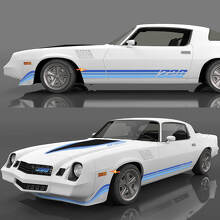 Retro vintage sticker sticker strepen kit voor 1980 1981 Chevrolet Camaro Z28 2
 2