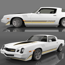 Retro vintage sticker sticker strepen kit voor 1980 1981 Chevrolet Camaro Z28 2
 4