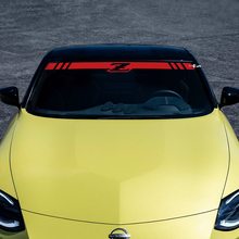 Voorruit z stipe streep sticker voor Nissan Z Sport 2
 3