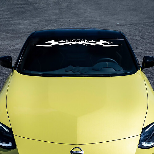 Voorruit z vlammen streep streep sticker voor nissan z sport 2
