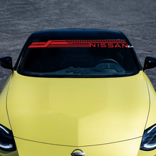 Voorruit streep stick sticker voor Nissan
 3