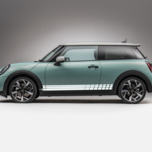 Side Racing Stripes Graphics Decal voor Mini Cooper S
 2