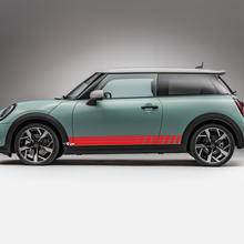 Side Racing Stripes Graphics Decal voor Mini Cooper S
 3