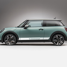 Side Racing Stripes Graphics Decal voor Mini Cooper S
 2