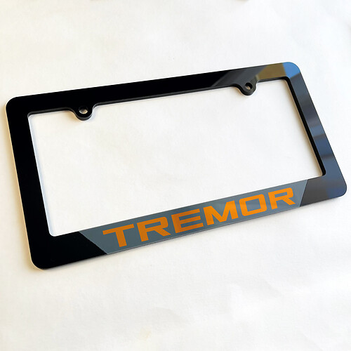 Voertuigkentekenafdekkingen Frames Voertuig Decor geschikt voor Ford F150 Tremor
