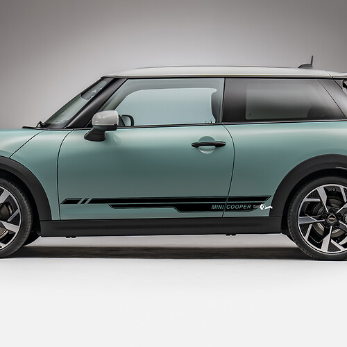 Side Racing Stripes Graphics Decal voor Mini Cooper S 4
