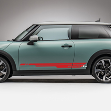 Side Racing Stripes Graphics Decal voor Mini Cooper S 4
 3