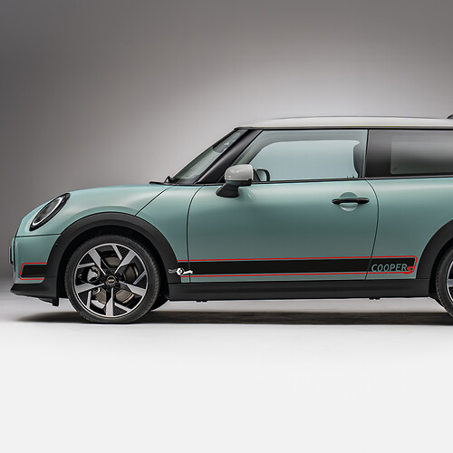 Side Racing 2 Colors Stripes Graphics Decal voor Mini Cooper S 2
