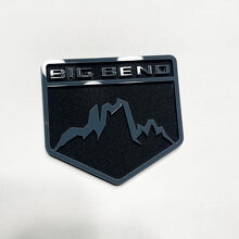 Bronco Big Bend Mountains Fender Badges Tailgate Emblem 3D Badge
 3