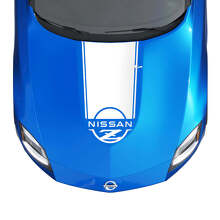 Hood Checkered Stripe Decal Kit voor Nissan Z Sport
 2