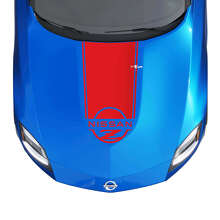 Merkenlogo Motorkap Strepen Vinyl Sticker voor Nissan Z Sport_3