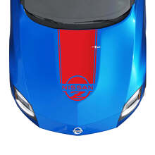 Hood Checkered Stripe Decal Kit voor Nissan Z Sport
 3