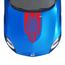 Hoodlijnen Stipe Decal Kit voor Nissan Z Sport
 3
