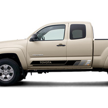 Zij deuren rocker paneelstrepen vinylstickers sticker kit voor Toyota Tacoma
 6