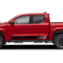 Zij deuren rocker paneelstrepen vinylstickers sticker kit voor Toyota Tacoma
 7