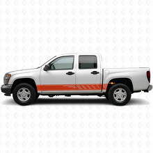Afwisselende gleuven deur- & dorpelvinylstrips voor Chevrolet Colorado 1e generatie 2004-2012_4