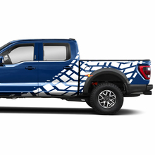 Side topografische grafische afbeeldingen vinylstickers sticker voor Ford F150 tremor
 2