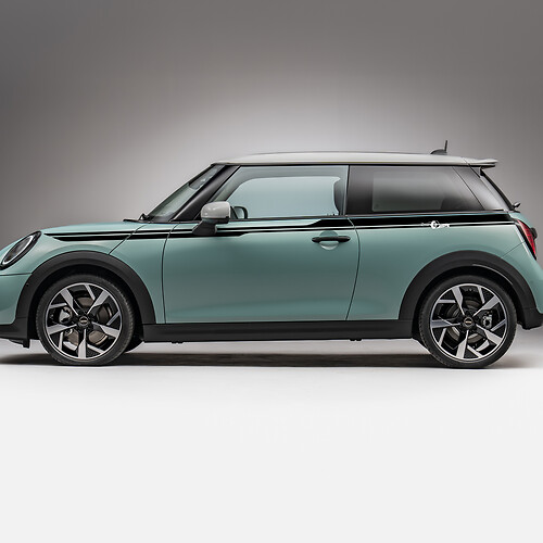 Zijraces accenten strepen grafische sticker voor mini cooper s
