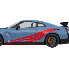 Side Graphics Nismo Stripe Line Decal Kit voor Nissan GT-R
 2