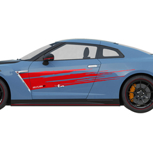 Zijde distressed graphics nismo stijl sticker kit voor nissan gt-r
 2