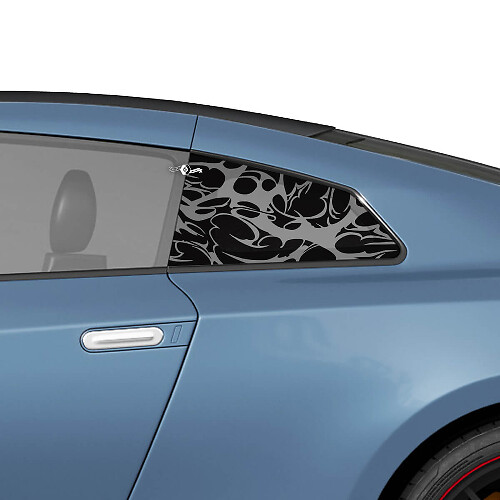 Side geruite grafische strepen Decal Kit voor Nissan GT-R
