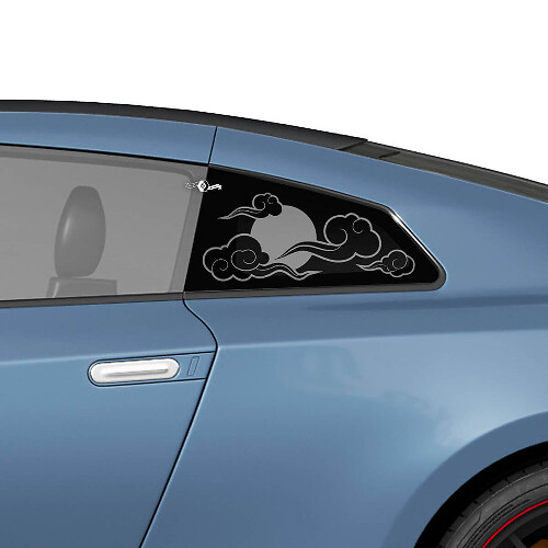 Japanse Rijstzon Zijraam Achter Graphics Decals Stickers Set voor Nissan GT-R