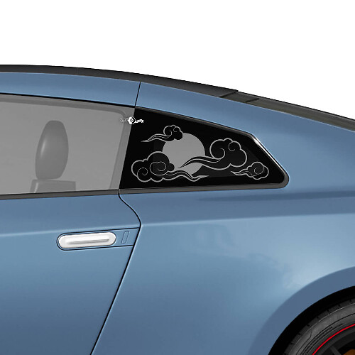 Zijsachtervenster Japan Graphics Decals Stickers Kit voor Nissan GT-R

