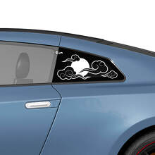 Japanse Rijstzon Zijraam Achter Graphics Decals Stickers Set voor Nissan GT-R 3