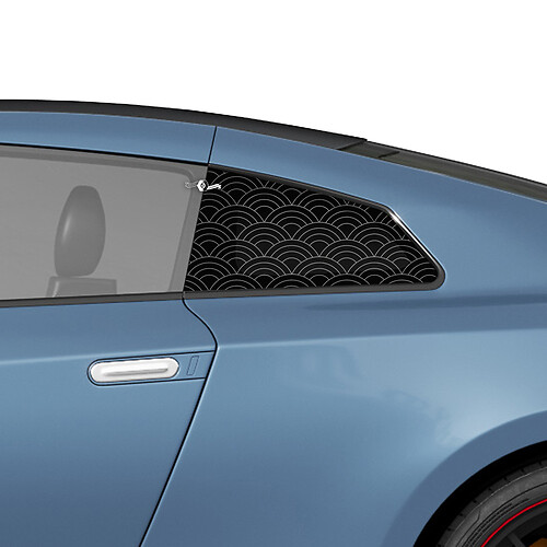 Zijsachtervenster Japan Graphics Decals Stickers Kit voor Nissan GT-R 2

