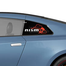 Zijsachtervenster Nismo-stijl grafische stickers kit voor Nissan GT-R
 2