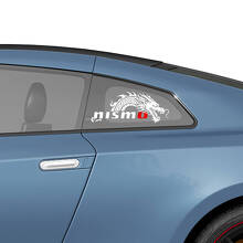 Zijsachtervenster Nismo Dragon Graphics Decals Stickers Kit voor Nissan GT-R
 2